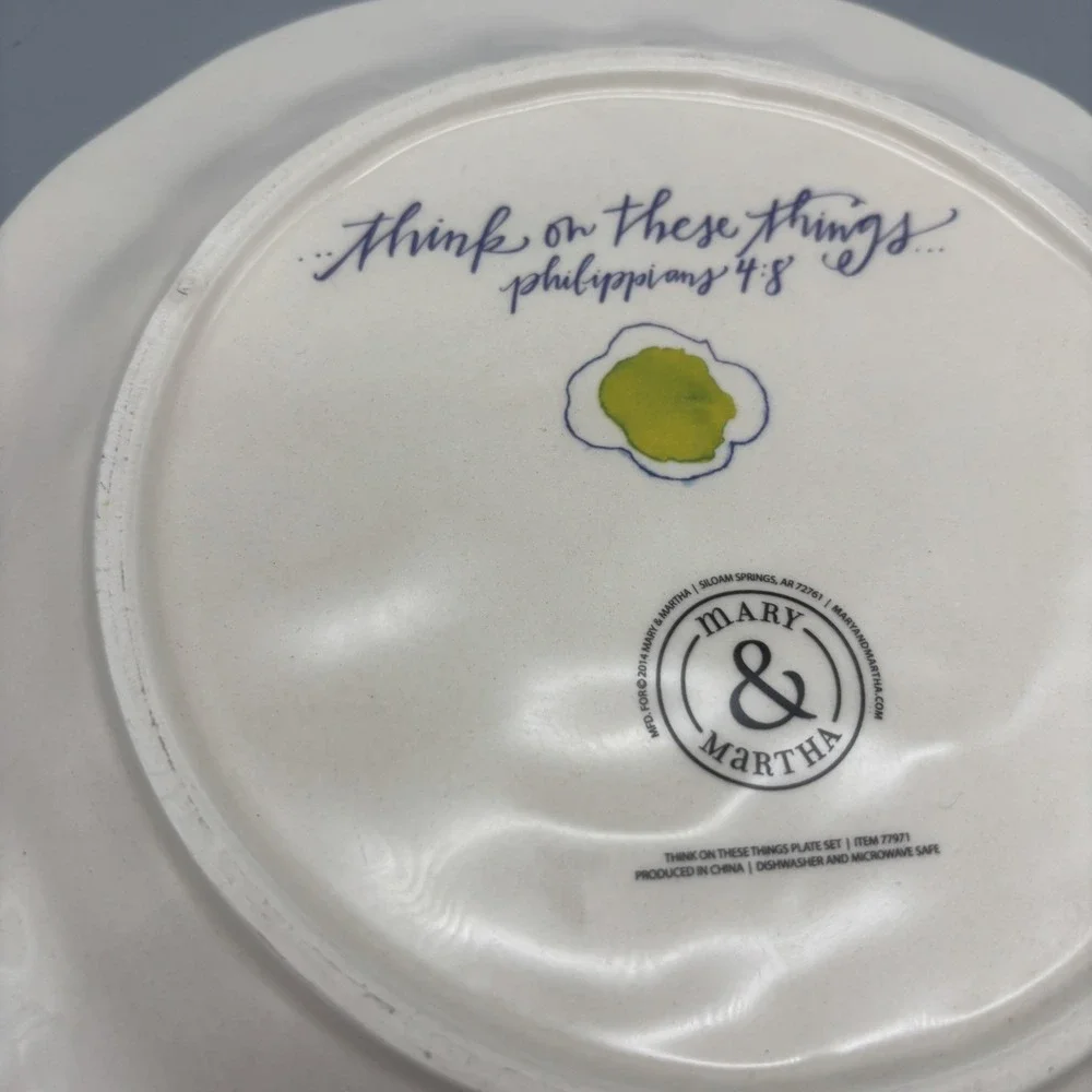 Mary & Martha Plate 8.5